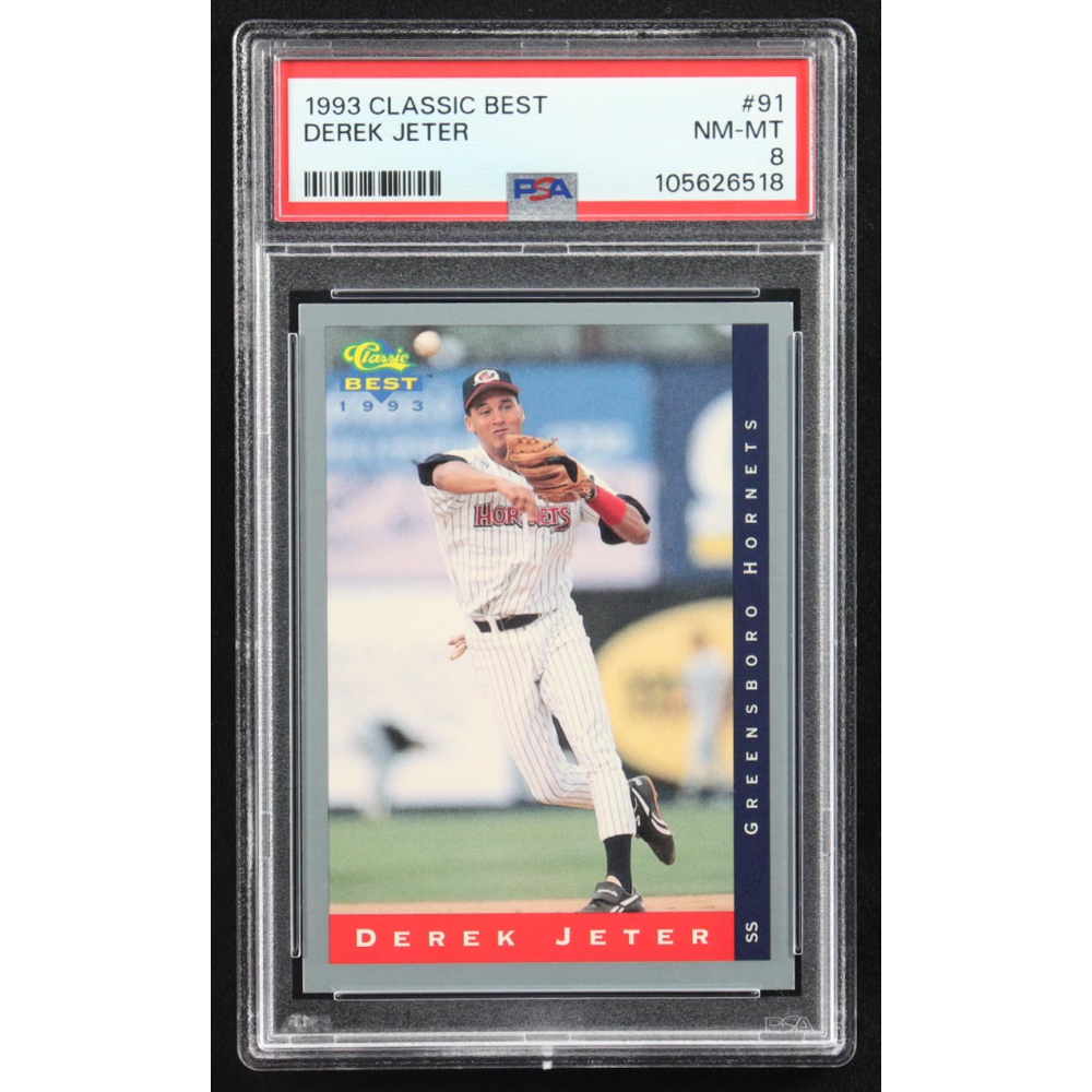 Derek Jeter 1993 Classic Best #91 RC (PSA 8) at PristineAuction.com