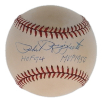 Phil Rizzuto Signed OAL Baseball Inscribed "HOF 94" & "MVP 1950" (PSA) at PristineAuction.com