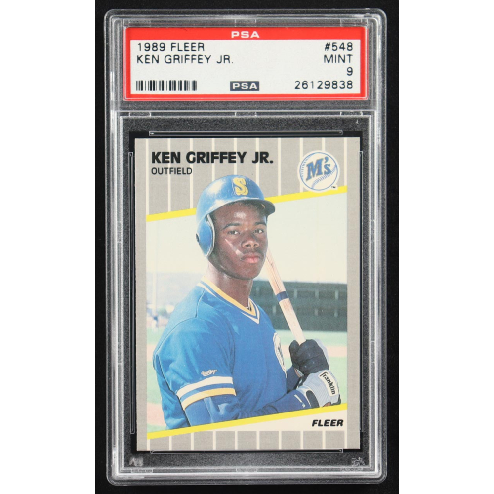 Ken Griffey Jr. 1989 Fleer #548 RC (PSA 9) at PristineAuction.com