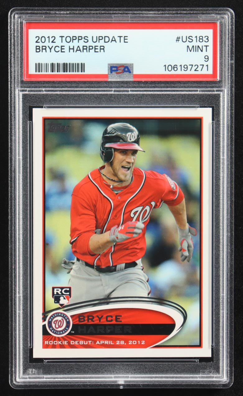 Bryce Harper 2012 Topps Update #US-183 RC (PSA 9) at PristineAuction.com Bryce Harper 2012 Topps Update #US-183 RC (PSA 9) at PristineAuction.com