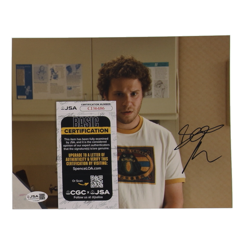 Seth Rogen Signed "Knocked Up" 8x10 Photo (JSA) at PristineAuction.com Seth Rogen Signed "Knocked Up" 8x10 Photo (JSA) at PristineAuction.com