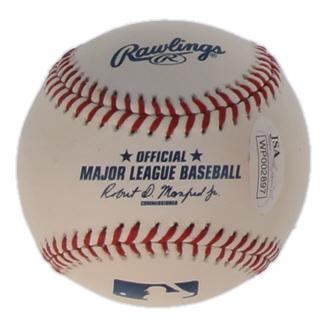 John Smoltz Signed OML Baseball Inscribed "HOF 15" (JSA) at PristineAuction.com John Smoltz Signed OML Baseball Inscribed "HOF 15" (JSA) at PristineAuction.com