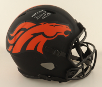 Javonte Williams Signed Broncos Full-Size Eclipse Alternate Speed Helmet (Beckett) at PristineAuction.com