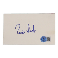 Ramiro Mendoza Signed 3x5 Index Card (Beckett) at PristineAuction.com