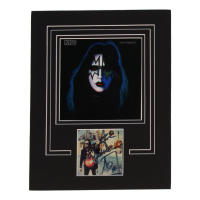 Ace Frehley Signed Custom Matted Photo with Ace of Hearts Sketch (ACOA) at PristineAuction.com