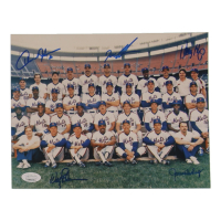 1986 Mets 8x10 Photo Team-Signed By (5) with Dwight Gooden, Howard Johnson, Ron Darling, Wally Backman & Danny Heep (JSA) at PristineAuction.com