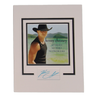 Kenny Chesney Signed Custom Matted Cut (ACOA) at PristineAuction.com