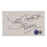Darrell Hammond Sr. Signed 3x5 Index Card Inscribed "Rockies" (Beckett) at PristineAuction.com