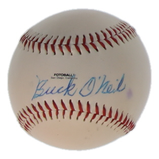 Buck O'Neil Signed Negro League Baseball Museum Logo Baseball (JSA) at PristineAuction.com Buck O'Neil Signed Negro League Baseball Museum Logo Baseball (JSA) at PristineAuction.com