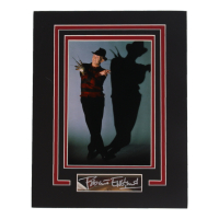 Robert Englund Signed "A Nightmare on Elm Street" Custom Matted Cut Display (AutographCOA) at PristineAuction.com