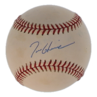 Tom Glavine Signed OML Baseball (JSA) at PristineAuction.com Tom Glavine Signed OML Baseball (JSA) at PristineAuction.com