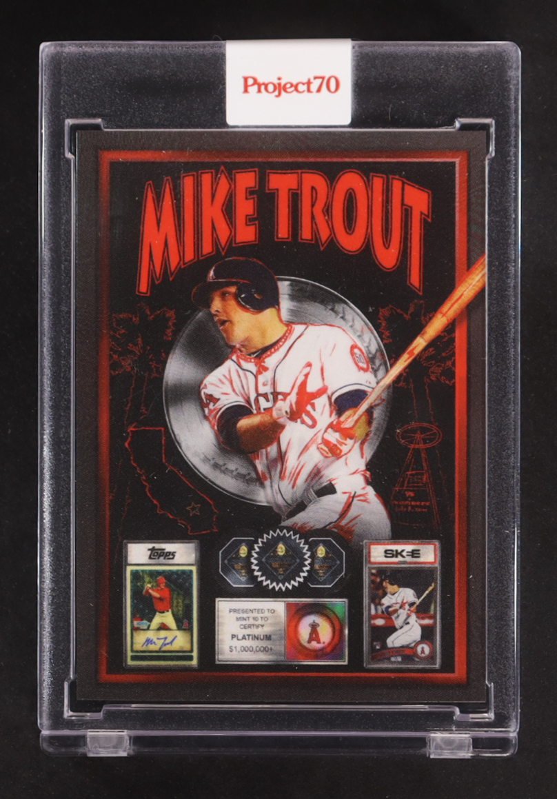 Mike Trout 2021 Topps Project70 #410 / DJ Skee at PristineAuction.com Mike Trout 2021 Topps Project70 #410 / DJ Skee at PristineAuction.com