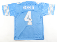 Jason Hanson Signed Jersey Inscribed "Lions" (JSA) at PristineAuction.com