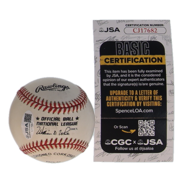 Nolan Ryan Signed ONL Baseball (JSA) at PristineAuction.com Nolan Ryan Signed ONL Baseball (JSA) at PristineAuction.com