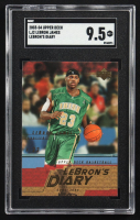 Lebron James 2003-04 Upper Deck Lebron's Diary #LJ-2 RC (SGC 9.5) at PristineAuction.com