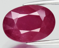 3.13 Carats Loose Natural Red Ruby | Oval Cut at PristineAuction.com