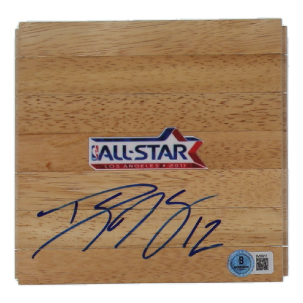 Dwight Howard Signed 6x6 Floor Piece (Beckett) at PristineAuction.com
