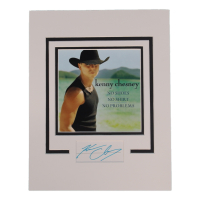 Kenny Chesney Signed Custom Matted Cut (ACOA) at PristineAuction.com