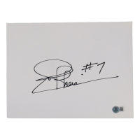 Joe Theismann Signed 8x10 Paper Sheet (Beckett) at PristineAuction.com