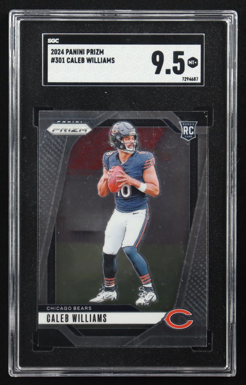Caleb Williams 2024 Panini Prizm #301 RC (SGC 9.5) at PristineAuction.com Caleb Williams 2024 Panini Prizm #301 RC (SGC 9.5) at PristineAuction.com