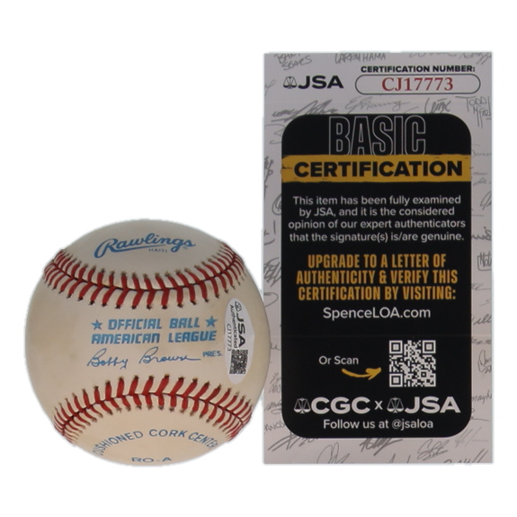 Mark Fidrych Signed OAL Baseball Inscribed "The Bird" (JSA) at PristineAuction.com Mark Fidrych Signed OAL Baseball Inscribed "The Bird" (JSA) at PristineAuction.com