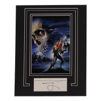 Bruce Campbell Signed "Evil Dead: Army Of Darkness" Custom Matted Cut Display (ACOA) at PristineAuction.com