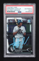 Fernando Tatis Jr. Signed 2016 Bowman Chrome Prospects #BCP17 (PSA) at PristineAuction.com