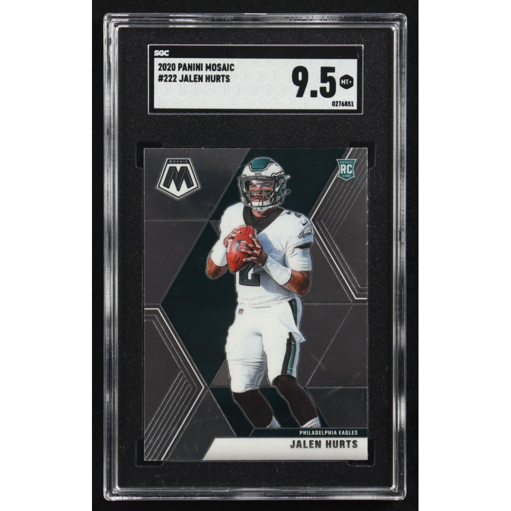 Jalen Hurts 2020 Panini Mosaic #222 RC (SGC 9.5) at PristineAuction.com