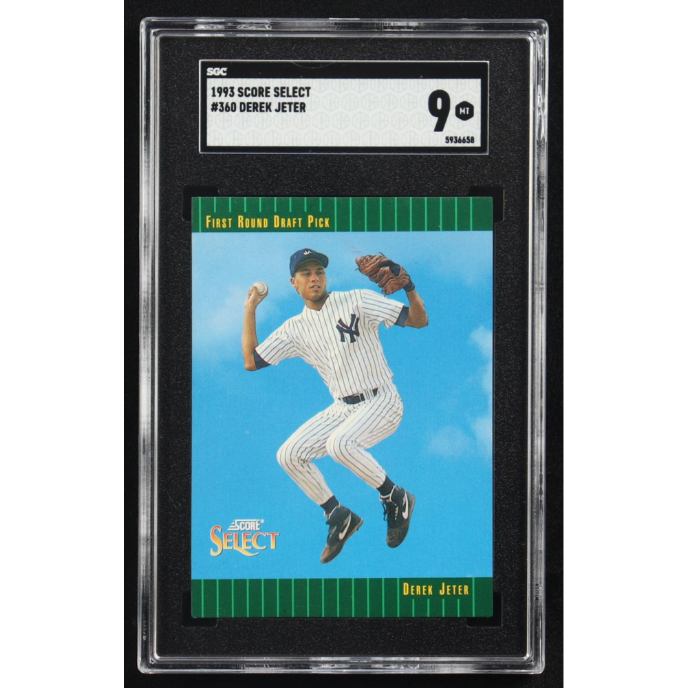 Derek Jeter 1993 Score Select #360 RC (SGC 9) at PristineAuction.com