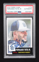 Fernando Tatis Jr. Signed 2019 Topps Living #173 RC (PSA) at PristineAuction.com