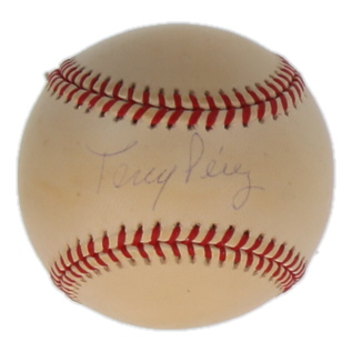 Tony Perez Signed ONL Baseball (JSA) at PristineAuction.com Tony Perez Signed ONL Baseball (JSA) at PristineAuction.com