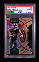 Bijan Robinson 2023 Select Prizm Copper Die Cut #180 #041/199 RC (PSA 10) at PristineAuction.com