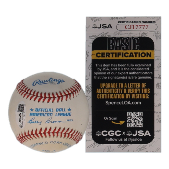 Brooks Robinson Signed OAL Baseball (JSA) at PristineAuction.com Brooks Robinson Signed OAL Baseball (JSA) at PristineAuction.com