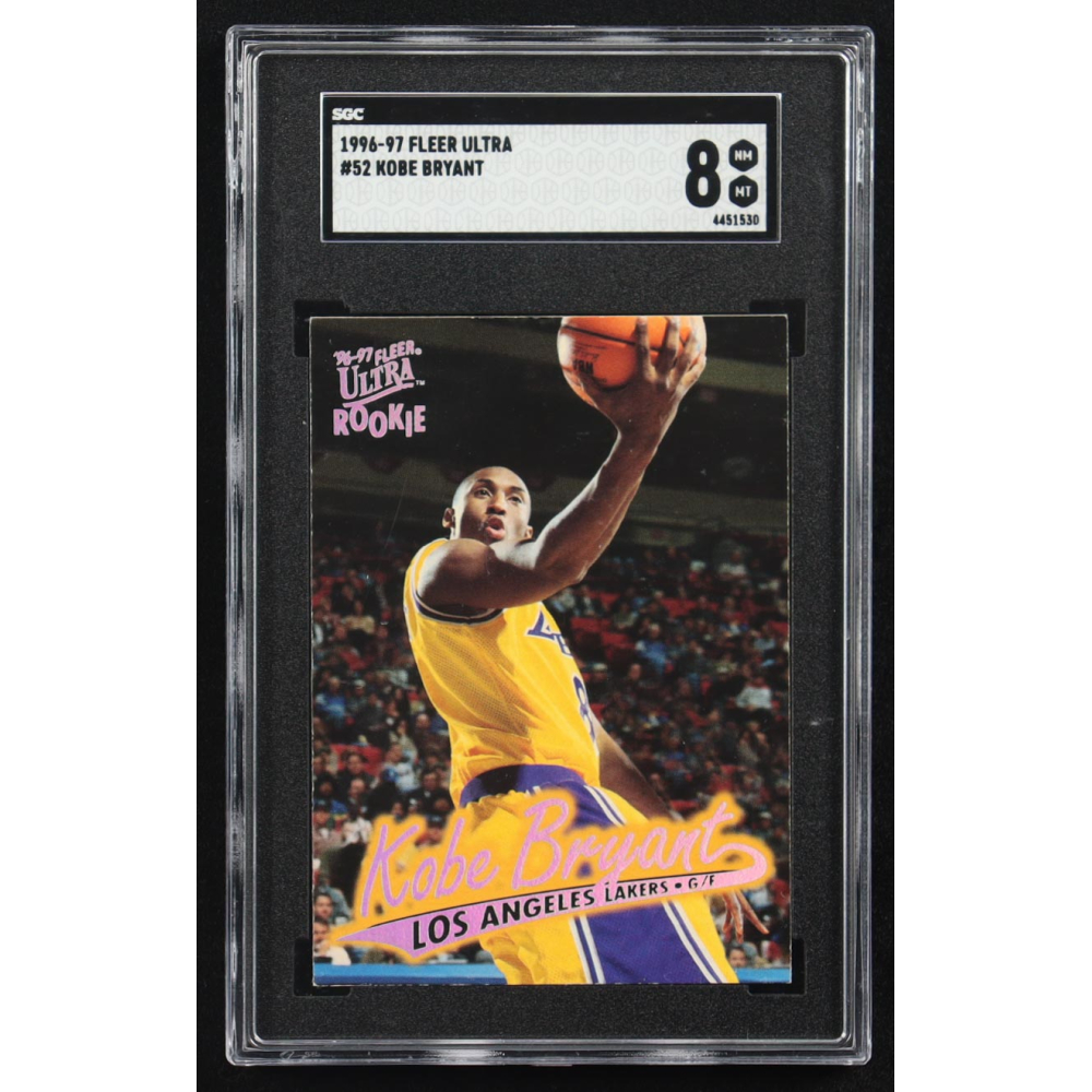 Kobe Bryant 1996-97 Fleer Ultra #52 RC (SGC 8) at PristineAuction.com
