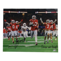 Jack Sawyer Signed Ohio State Buckeyes 16x20 Photo Inscribed "Scoop and Score!" (Beckett) at PristineAuction.com