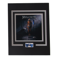 Dave Mustaine Signed Megadeth "Countdown to Extinction" 11x14 Custom Matted Cut Display (AutographCOA) at PristineAuction.com
