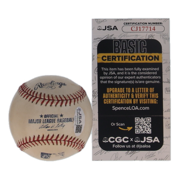 Jacob deGrom Signed OML Baseball (JSA) at PristineAuction.com Jacob deGrom Signed OML Baseball (JSA) at PristineAuction.com