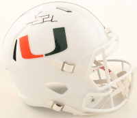 Vinny Testaverde Signed Miami Hurricanes Full-Size Speed Helmet (Schwartz) at PristineAuction.com