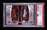Michael Jordan / LeBron James 2005-06 Upper Deck Michael Jordan/LeBron James #LJMJ5 (PSA 9) at PristineAuction.com