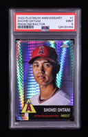 Shohei Ohtani 2022 Topps Chrome Platinum Anniversary Prism Refractors #1 (PSA 9) at PristineAuction.com