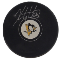 Kris Letang Signed Penguins Logo Hockey Puck (Letang) at PristineAuction.com