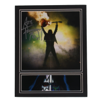 Ace Frehley Signed Custom Matted Photo with Ace of Hearts Sketch (ACOA) at PristineAuction.com