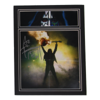 Ace Frehley Signed Custom Matted Photo with Ace of Hearts Sketch (ACOA) at PristineAuction.com