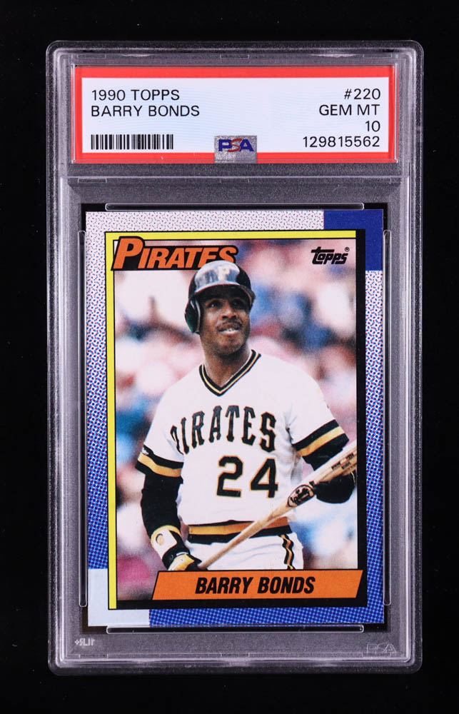 Barry Bonds 1990 Topps #220 (PSA 10) at PristineAuction.com Barry Bonds 1990 Topps #220 (PSA 10) at PristineAuction.com