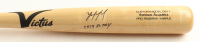 Yordan Alvarez Signed Victus Player Model Bat Inscribed "2019 AL ROY" (Beckett) at PristineAuction.com