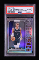 Victor Wembanyama 2024-25 Panini Prizm Global Reach Prizms Silver #9 (PSA 10) at PristineAuction.com