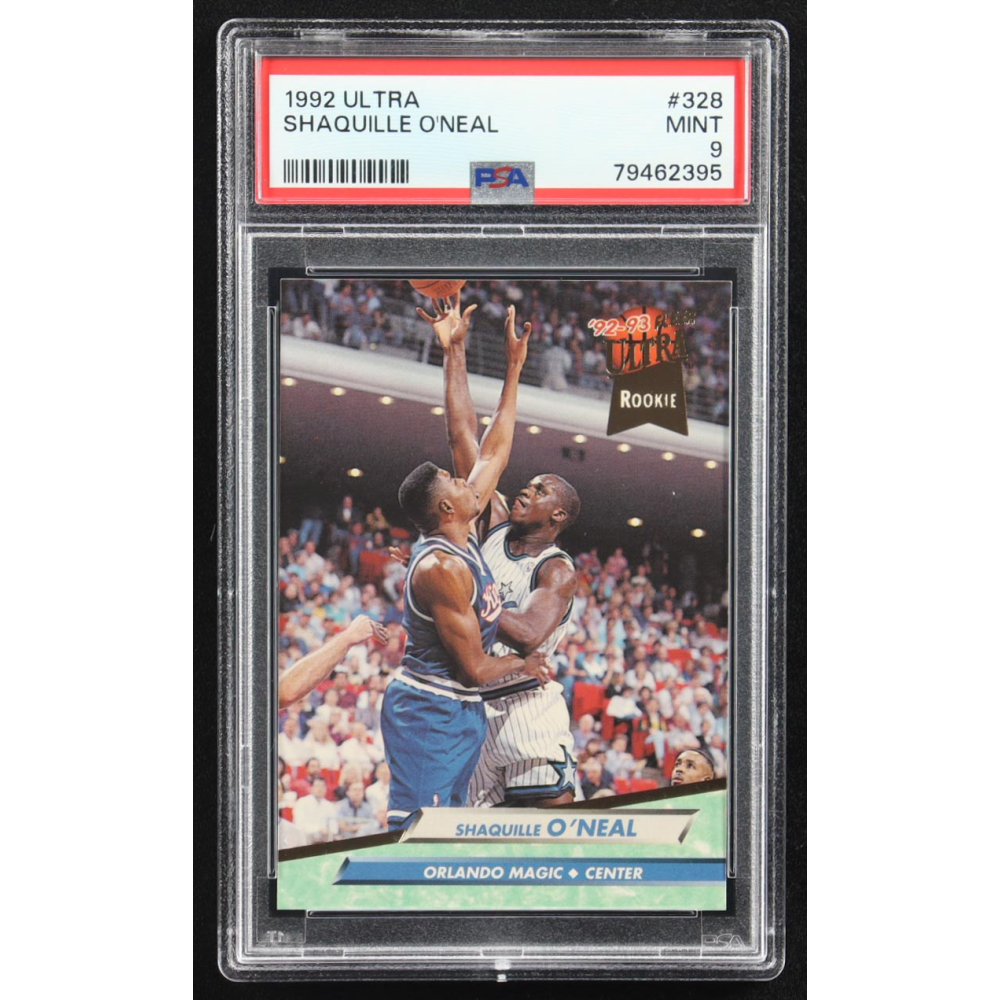 Shaquille O'Neal 1992 Fleer Ultra #328 RC (PSA 9) at PristineAuction.com