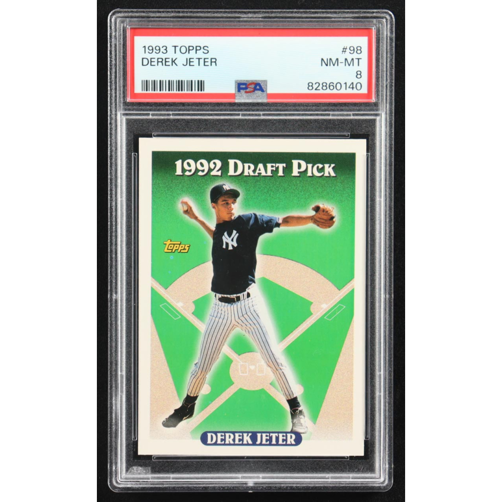 Derek Jeter 1993 Topps #98 RC (PSA 8) at PristineAuction.com