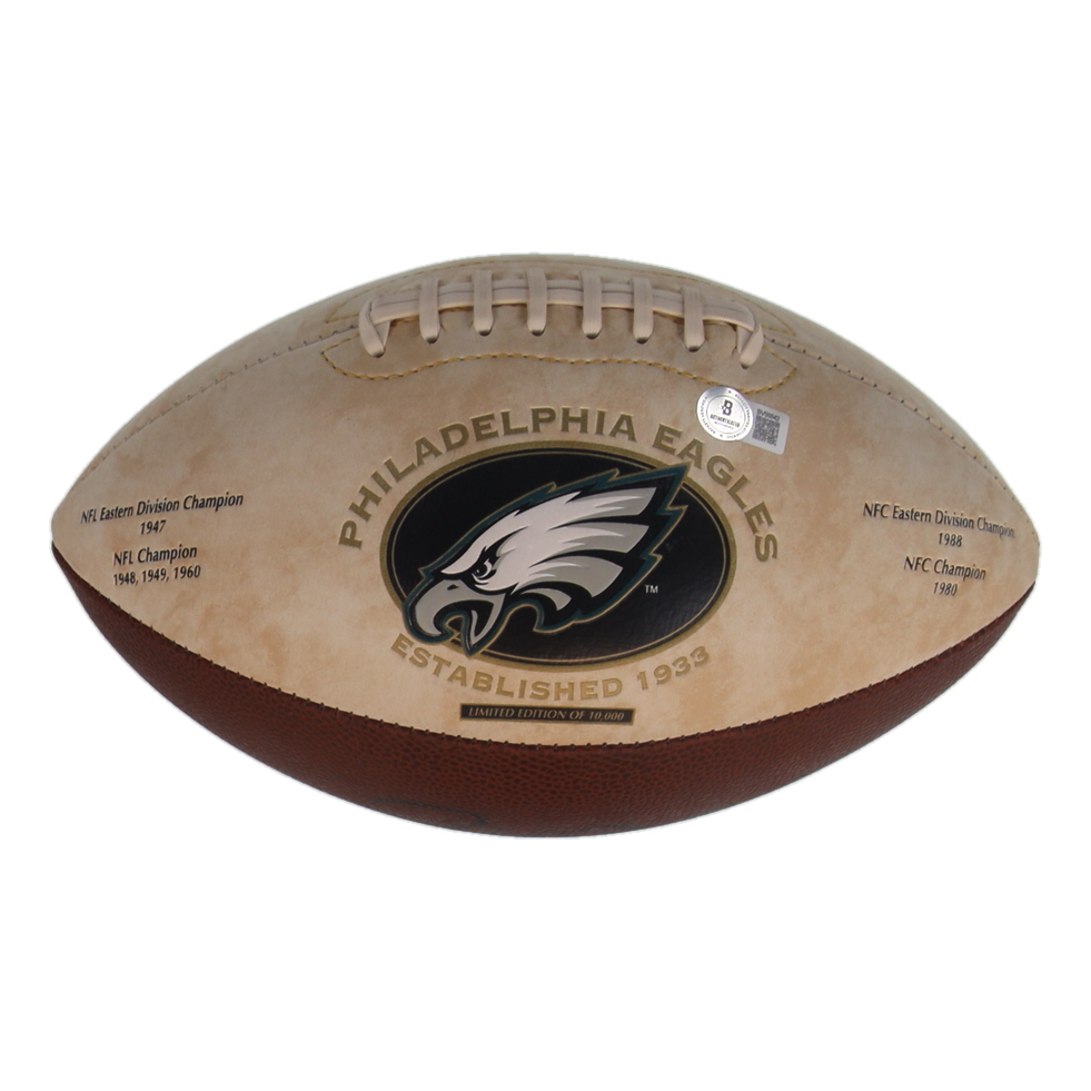 Ron Jaworski Signed Eagles Logo NFL Football (Beckett) at PristineAuction.com Ron Jaworski Signed Eagles Logo NFL Football (Beckett) at PristineAuction.com