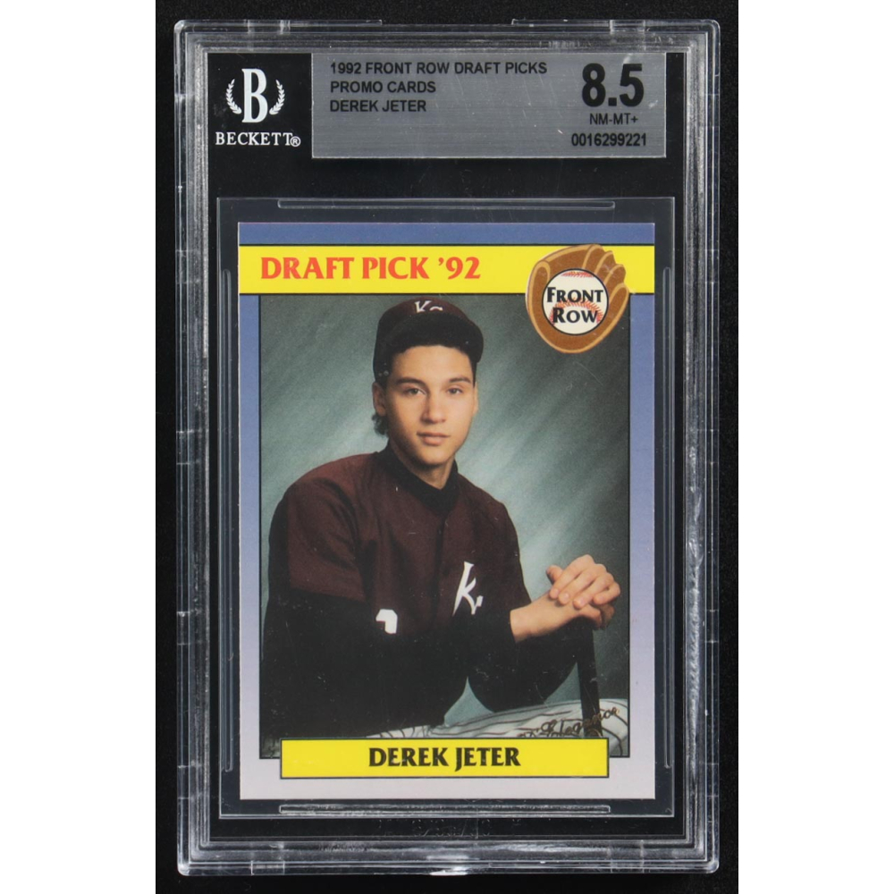 Derek Jeter 1992 Front Row Draft Picks Promo Cards RC (BGS 8.5) at PristineAuction.com